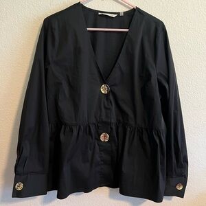 SOFT Surroundings Black Jacket Size Large